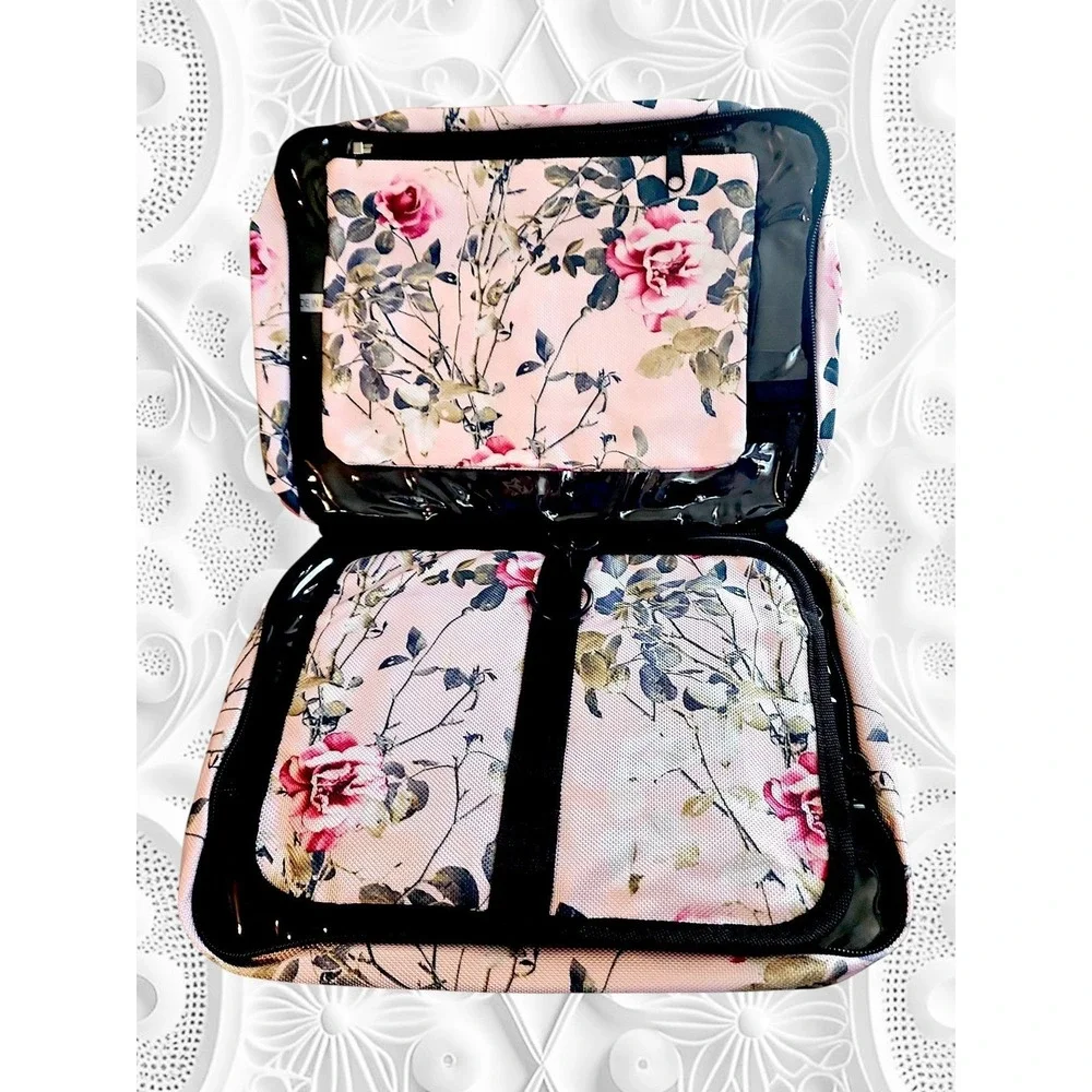 Pink Floral Quilted Travel Organizer from Bang Carsen - Picture 3 of 3